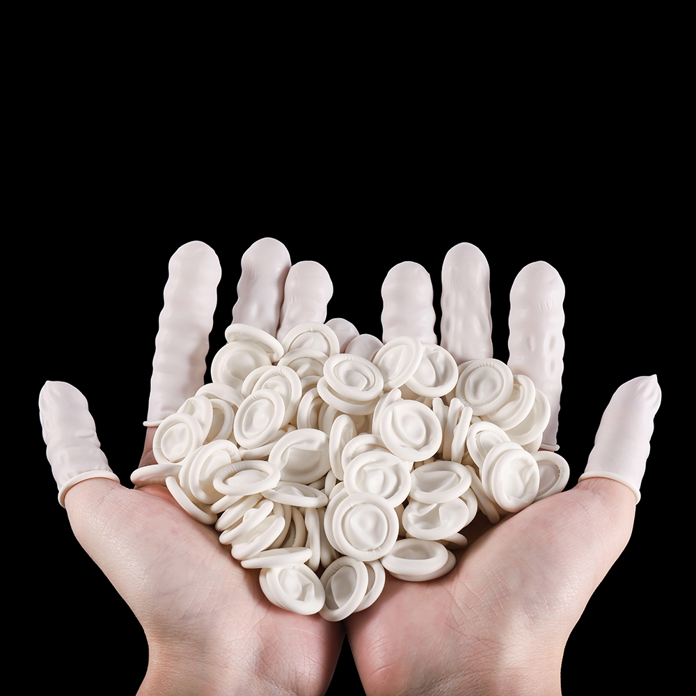 50/100 Pcs สีขาวทิ้งปลายนิ้วถุ - Disposable Gloves Nitrile บทวิจารณ์และราคา