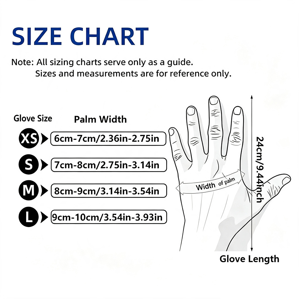 ถุงมือไนไตรล์สีชมพูอ่อน 50/100 - Disposable Gloves Nitrile บทวิจารณ์และราคา